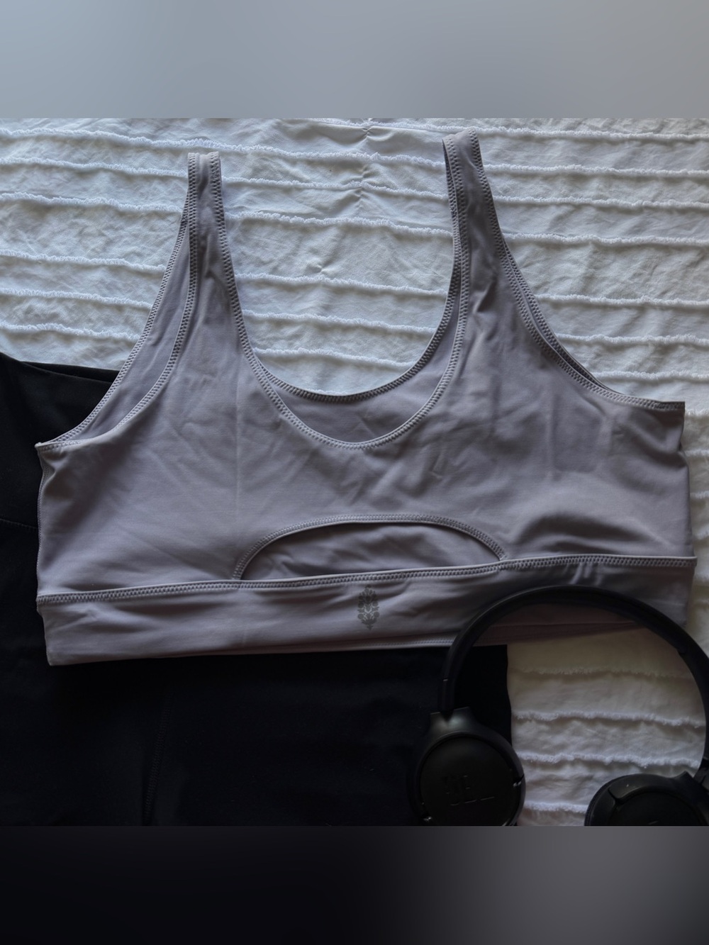 Free People FP Movement Win Win Scoop Neck
Sports Bra Lavender Platinum Purple N